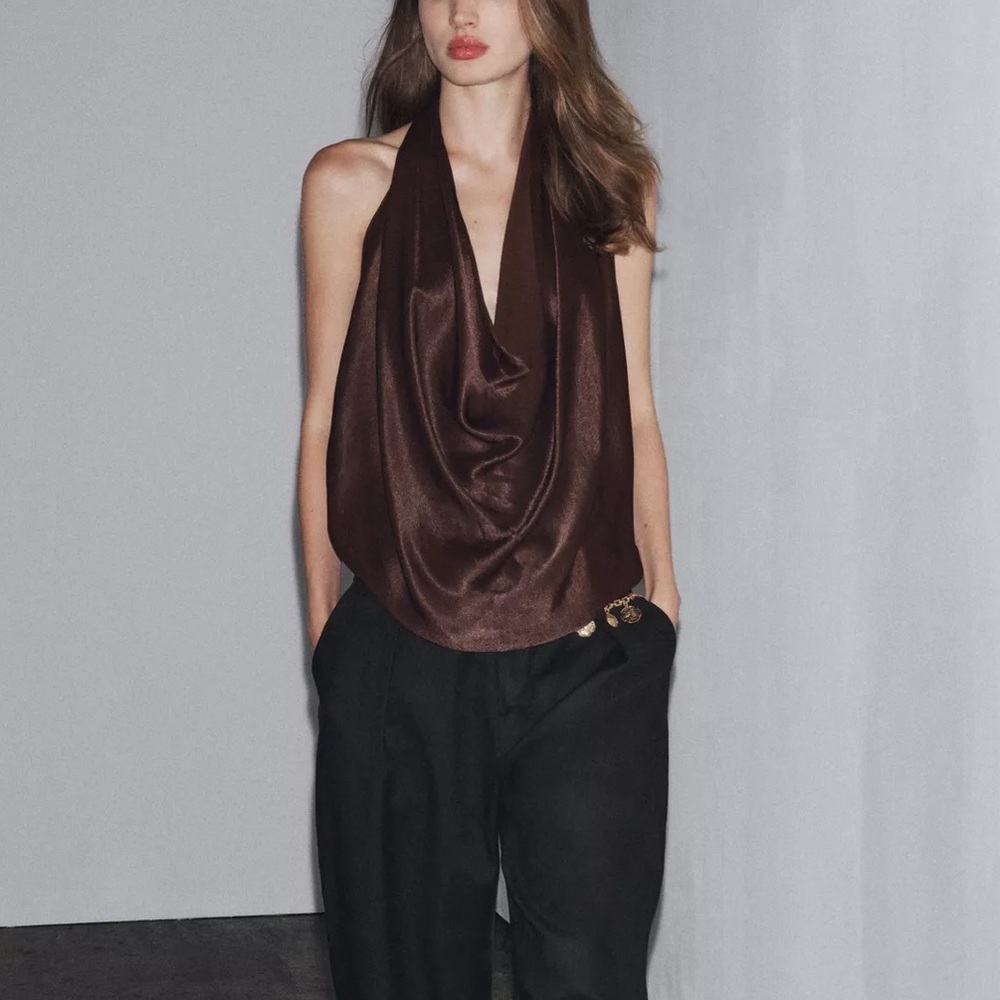 NWT ZARA Halter Top